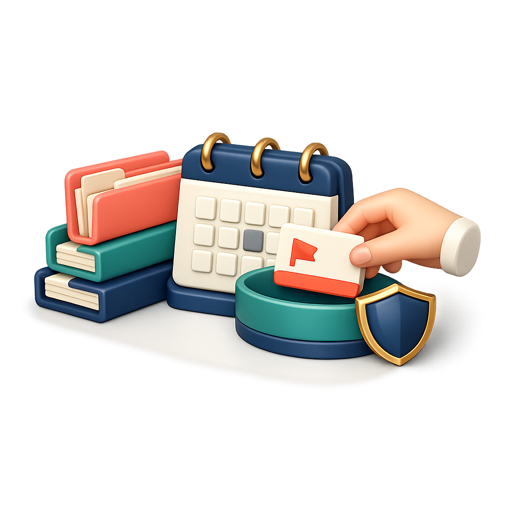 A professional managing a heavy workload